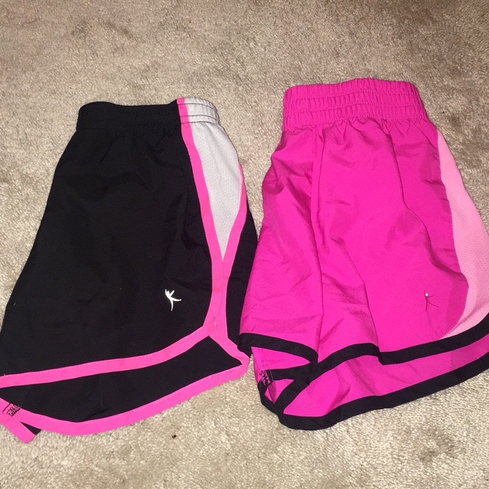 2 pairs of Danskin Now athletic shorts
